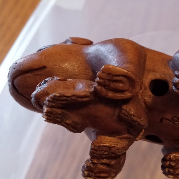 Hand Carved Wooden Netsuke - Picture 7 of 7